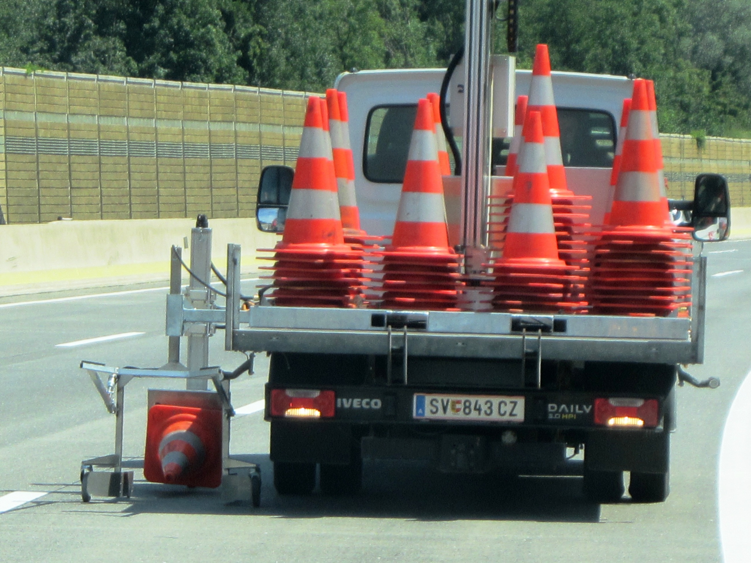 XCone Traffic Cone Management System Highway 1