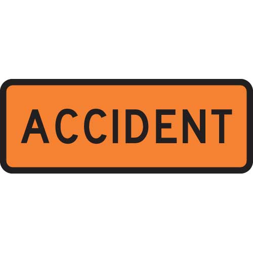 Accident Sign - Level 2 - Highway 1 | Highway 1